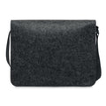 Stone Grey - Back - MidOcean Baglo RPET Felt Laptop Bag