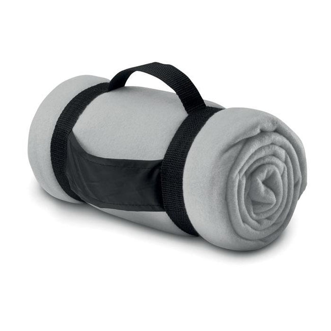 Matt Silver - Front - MidOcean Stavenger Fleece Blanket