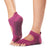 Front - Toesox Womens/Ladies Bellarina Groovy Half Toe Socks