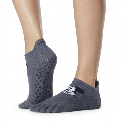Front - Toesox Womens/Ladies Mickey Mouse Disney Toe Socks