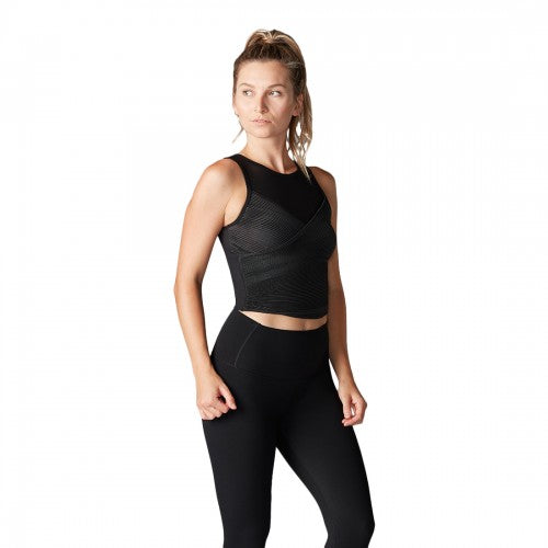 Front - Tavi Noir Womens/Ladies Pleated Sports Bra