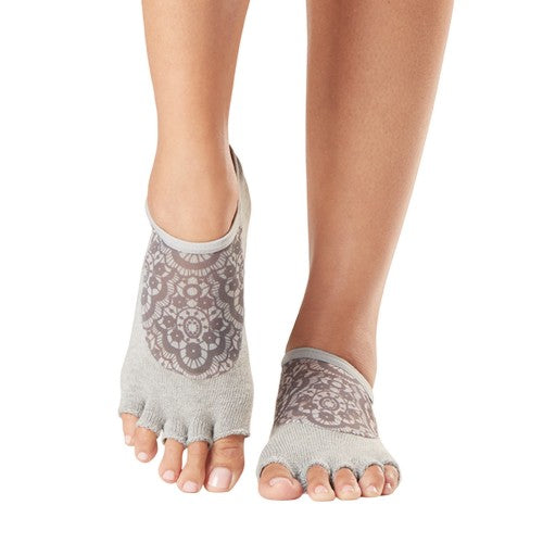 Front - Toesox Womens/Ladies Luna Legend Half Toe Socks
