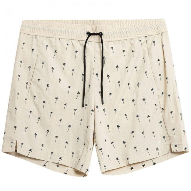 Front - Outhorn Mens OTHSS23UBDSM038 Palm Tree Swim Shorts