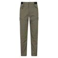Front - Mountain Warehouse Mens Jungle Hiking Trousers