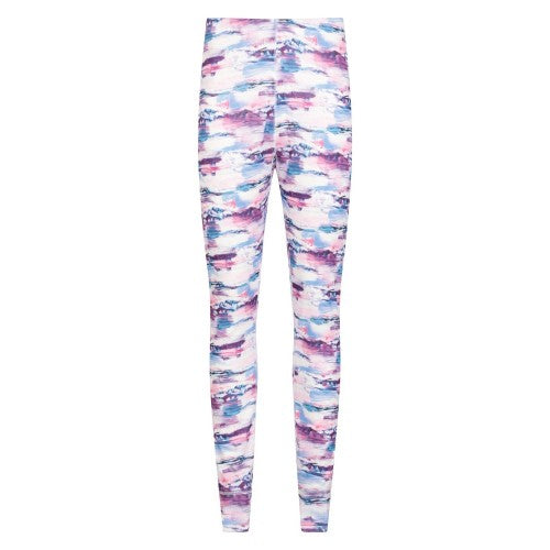 Black - Front - Mountain Warehouse Womens-Ladies Talus Tie Dye Thermal Leggings