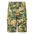 Front - Mountain Warehouse Childrens/Kids Camo Cargo Shorts