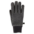 Front - Mountain Warehouse Mens Windproof Faux Fur Lined Touch Gloves