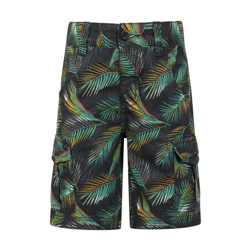 Front - Mountain Warehouse Childrens/Kids Leaf Cargo Shorts