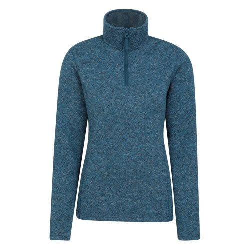Front - Mountain Warehouse Womens/Ladies Idris Half Zip Fleece Top