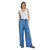 Front - Mountain Warehouse Womens/Ladies Chambray Wide Leg Trousers