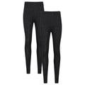 Front - Mountain Warehouse Womens/Ladies Merino Wool Base Layer Bottoms (Pack of 2)