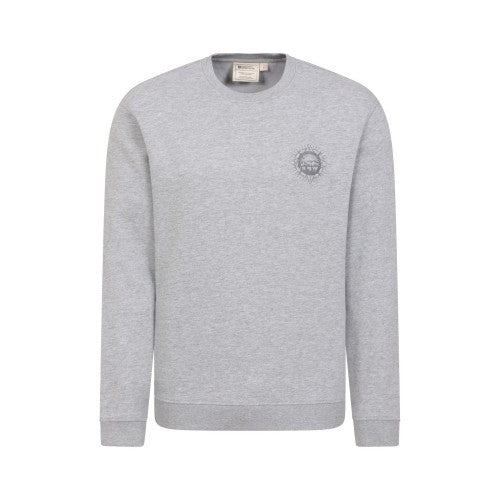 Front - Mountain Warehouse Mens Compass Crew Neck Sweatshirt