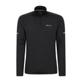 Front - Mountain Warehouse Mens Core Recycled Half Zip Midlayer