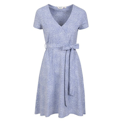 Front - Mountain Warehouse Womens/Ladies Santorini Spotted Jersey Wrap Dress
