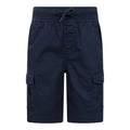 Front - Mountain Warehouse Childrens/Kids Pull-On Cargo Shorts