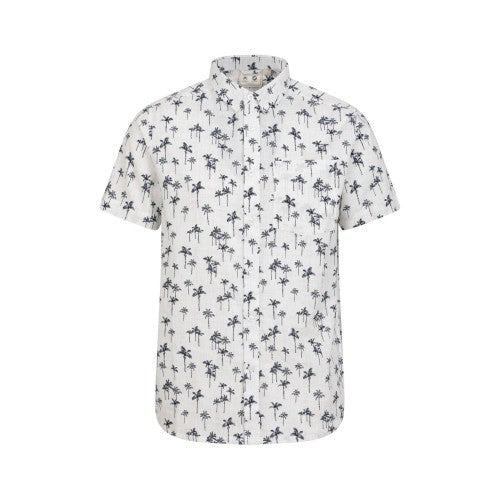 Front - Mountain Warehouse Mens Preston Illustration Palm Tree Shirt