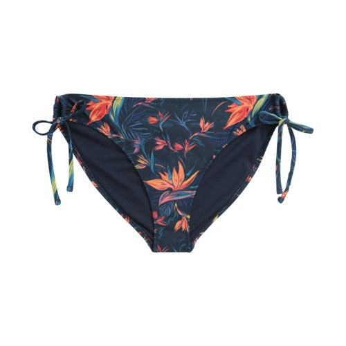 Front - Animal Womens/Ladies Iona Leaf Print Recycled Side Tie Bikini Bottoms