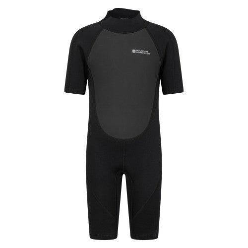 Front - Mountain Warehouse Childrens/Kids Shorty Logo Wetsuit