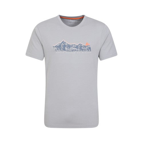 Front - Mountain Warehouse Mens Mountain Bike Organic Cotton T-Shirt
