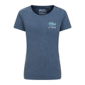 Front - Mountain Warehouse Womens/Ladies St Davids Printed Organic T-Shirt