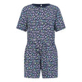 Front - Mountain Warehouse Girls Poppy Animal Print Organic Playsuit