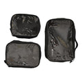 Front - Mountain Warehouse Clear Travel Toiletry Bag Set (Pack of 3)
