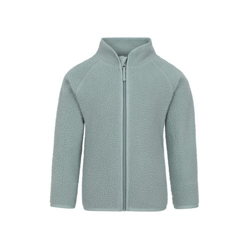Front - Mountain Warehouse Childrens/Kids Fern Borg Raglan Fleece Jacket