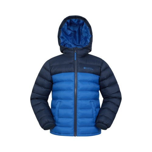Front - Mountain Warehouse Childrens/Kids Seasons Colour Block Padded Jacket