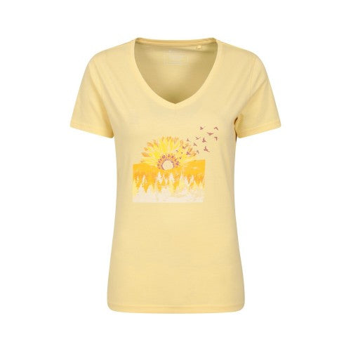 Front - Mountain Warehouse Womens/Ladies Sunflower T-Shirt