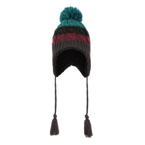 Front - Mountain Warehouse Mens Colour Block Sherpa Lined Trapper Hat