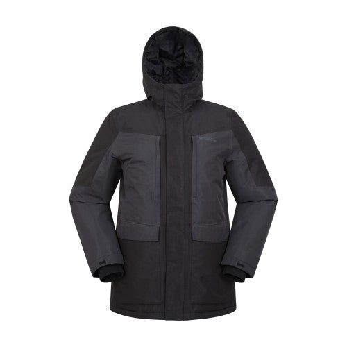 Front - Mountain Warehouse Mens Tephra Waterproof Padded Parka