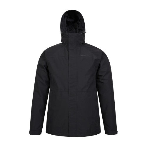 Front - Mountain Warehouse Mens Alaskan 3 In 1 Waterproof Jacket