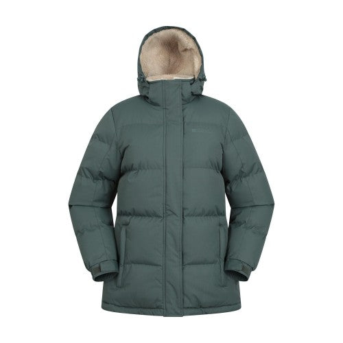 Front - Mountain Warehouse Womens/Ladies Snow Borg Lined Padded Jacket