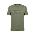 Front - Mountain Warehouse Mens Mountain Stripes T-Shirt