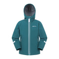 Front - Mountain Warehouse Childrens/Kids Huxley Reflective Soft Shell Jacket