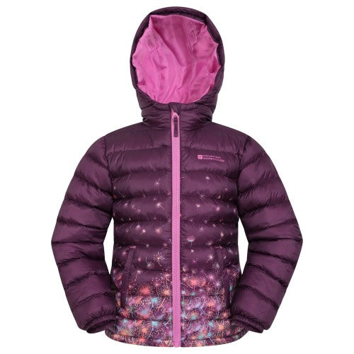 Front - Mountain Warehouse Childrens/Kids Seasons Dandelions Padded Jacket
