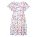 Front - Mountain Warehouse Childrens/Kids Mountain Essentials Lora Wave Pattern Dress