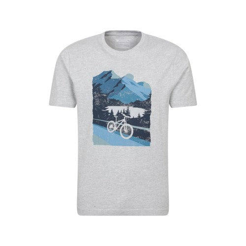 Front - Mountain Warehouse Mens Bike T-Shirt