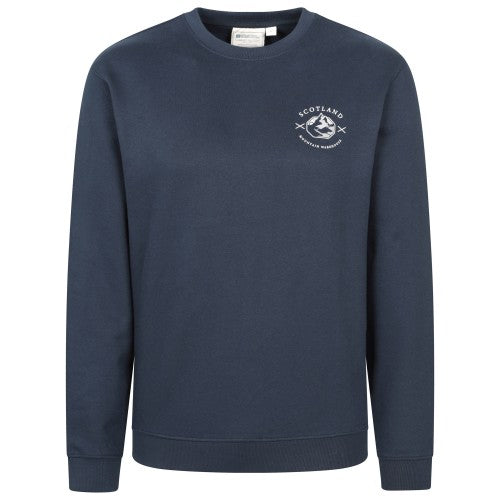 Front - Mountain Warehouse Mens Scotland Graphic Crew Neck Sweatshirt
