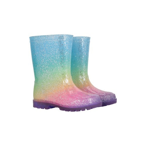 Front - Mountain Warehouse Toddler Splash Light Up Wellington Boots