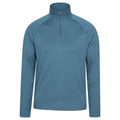 Front - Mountain Warehouse Mens Spin Textured Half Zip Sweatshirt