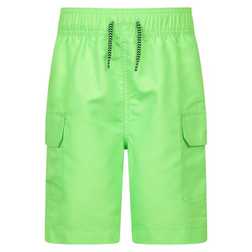 Front - Mountain Warehouse Childrens/Kids Shoreline Cargo Board Shorts