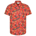 Front - Mountain Warehouse Mens Tropical Leaves Short-Sleeved Shirt