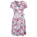 Front - Mountain Warehouse Womens/Ladies Santorini Cherry Blossom Jersey Wrap Dress