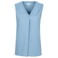 Front - Mountain Warehouse Womens/Ladies Tuscany Chambray Sleeveless Shirt
