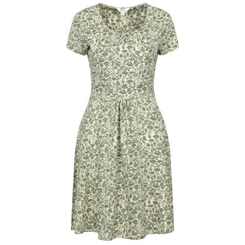Front - Mountain Warehouse Womens/Ladies Orchid Leafy Floral UV Dress