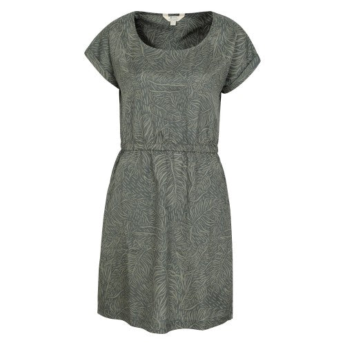 Front - Mountain Warehouse Womens/Ladies Mykonos Leaf Print Dress