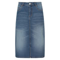 Front - Mountain Warehouse Womens/Ladies Ash Denim A-line Skirt