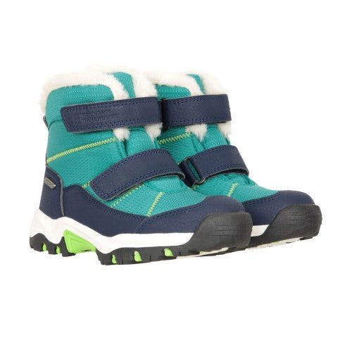Bright Pink-Bright Pink - Front - Mountain Warehouse Toddler Comet Waterproof Snow Boots