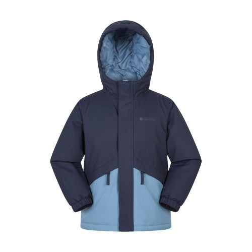 Front - Mountain Warehouse Childrens/Kids Cyclone Waterproof Padded Jacket